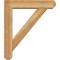 Ekena Millwork Traditional Craftsman Rough Sawn Bracket w/ Offset Brace, Western Red Cedar, 6"W x 26"D x 30"H BKT0604X26X30TRA04RWR - alternate 3